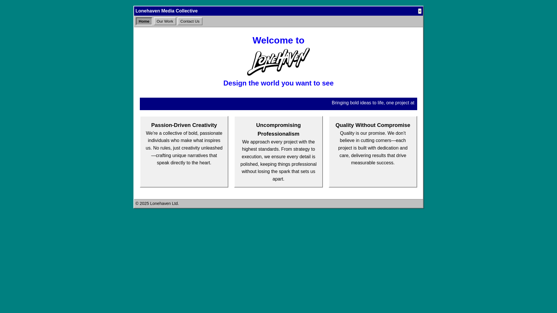 website screenshot of https://oldschool-lonehaven-site.pages.dev/