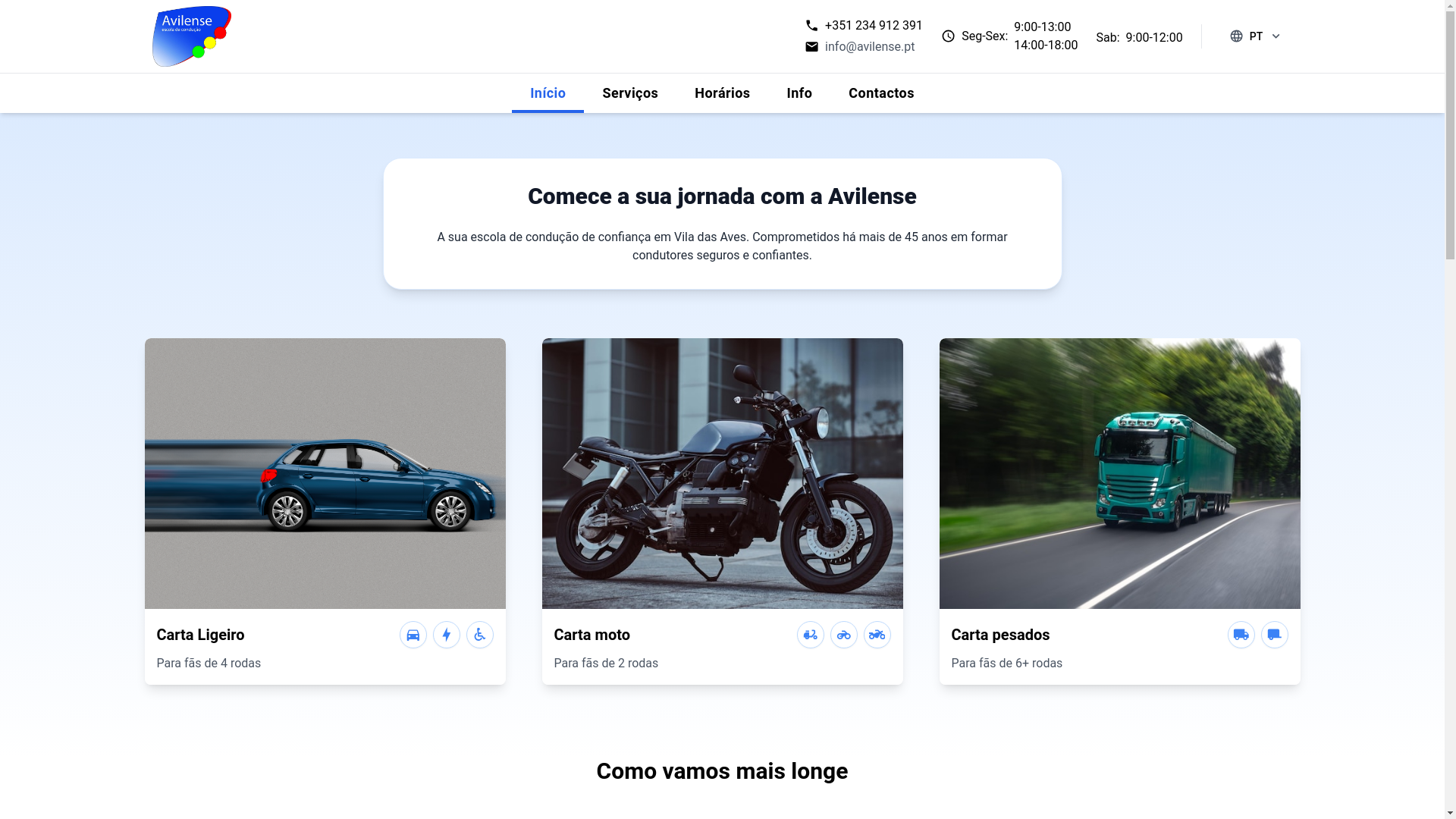 website screenshot of https://avilense-site.pages.dev/