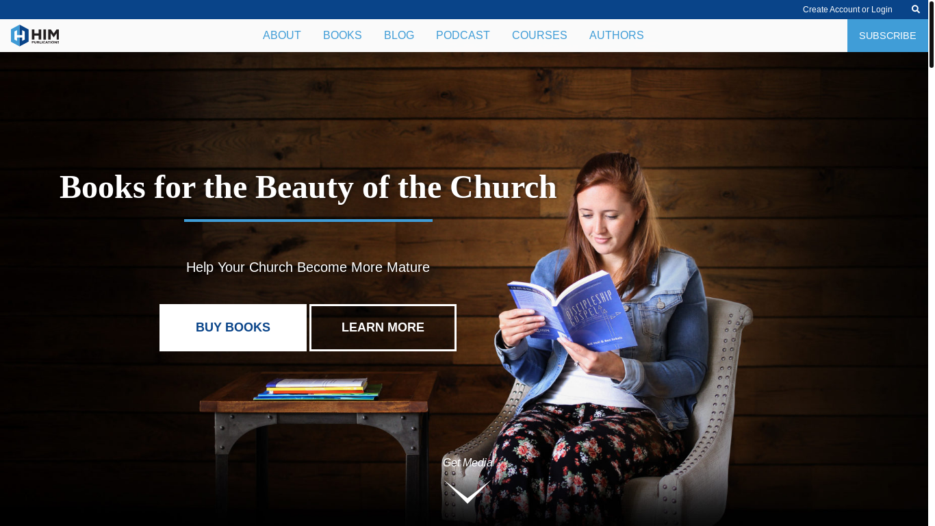 website screenshot of https://himpublications.com/