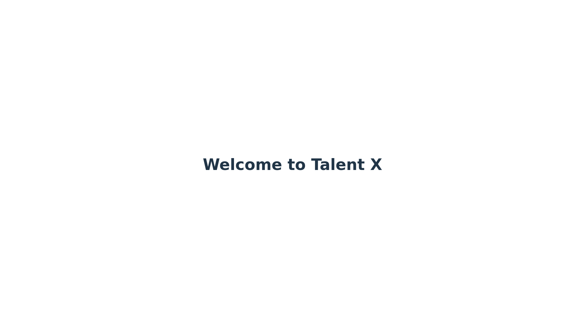 website screenshot of https://talent-x-6vbwg.sevalla.app