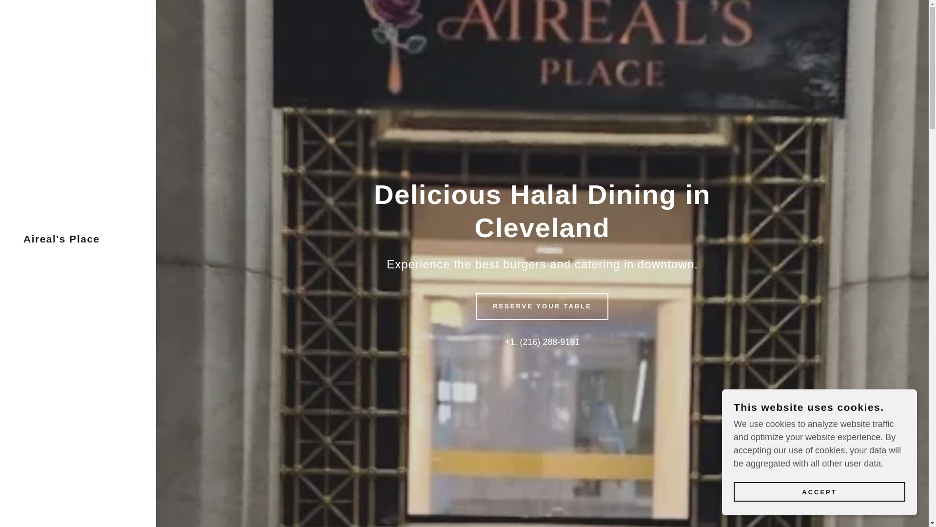 website screenshot of https://airealsplace815.com/