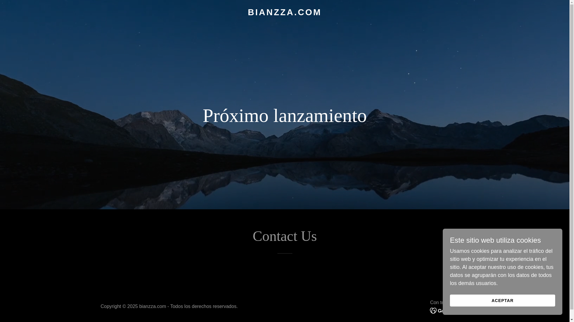 website screenshot of https://bianzza.com/