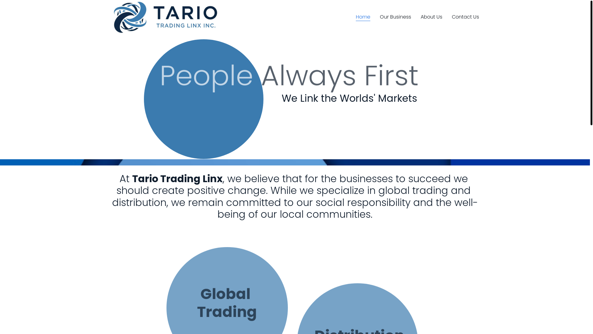 website screenshot of https://tariotradinglinx.com/