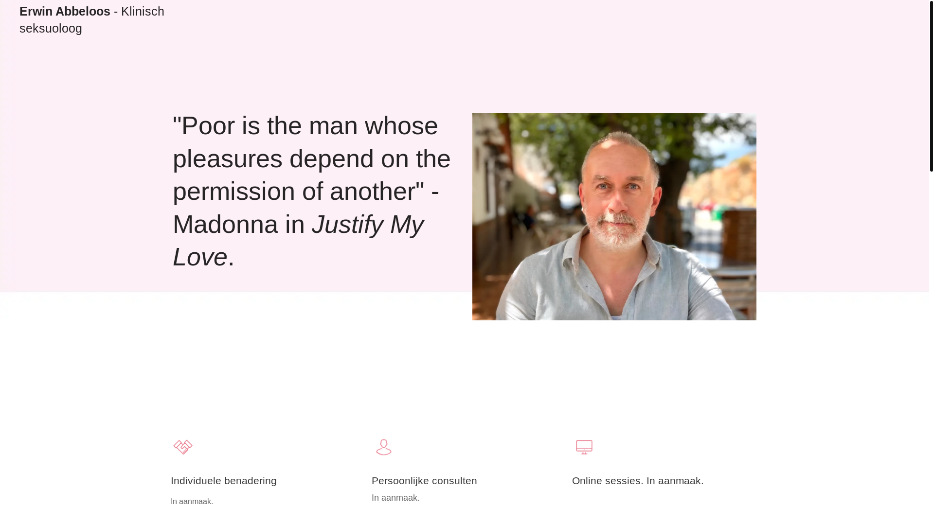website screenshot of https://seksuoloog.brussels/