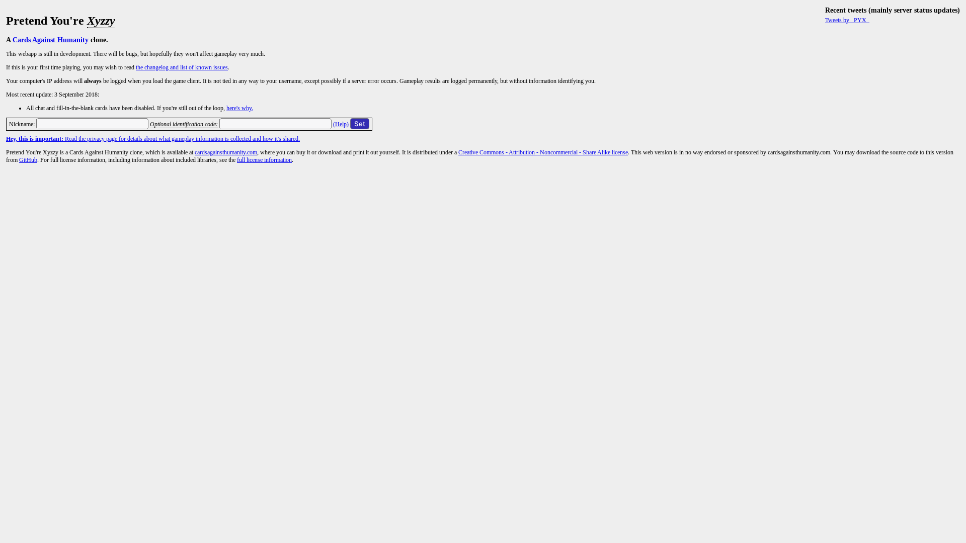 website screenshot of https://pyx-1.pretendyoure.xyz/zy/game.jsp