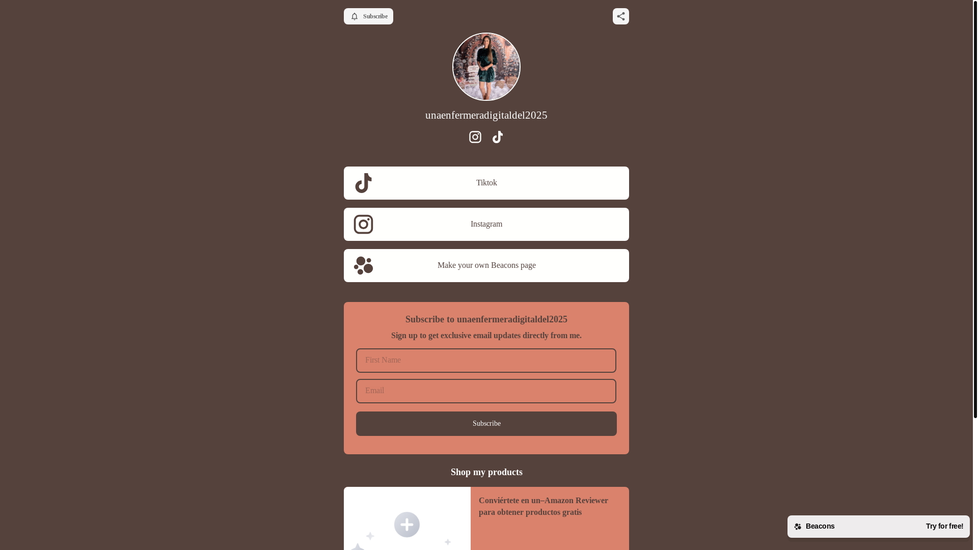 website screenshot of https://unaenfermeradigitaldel2025.com/