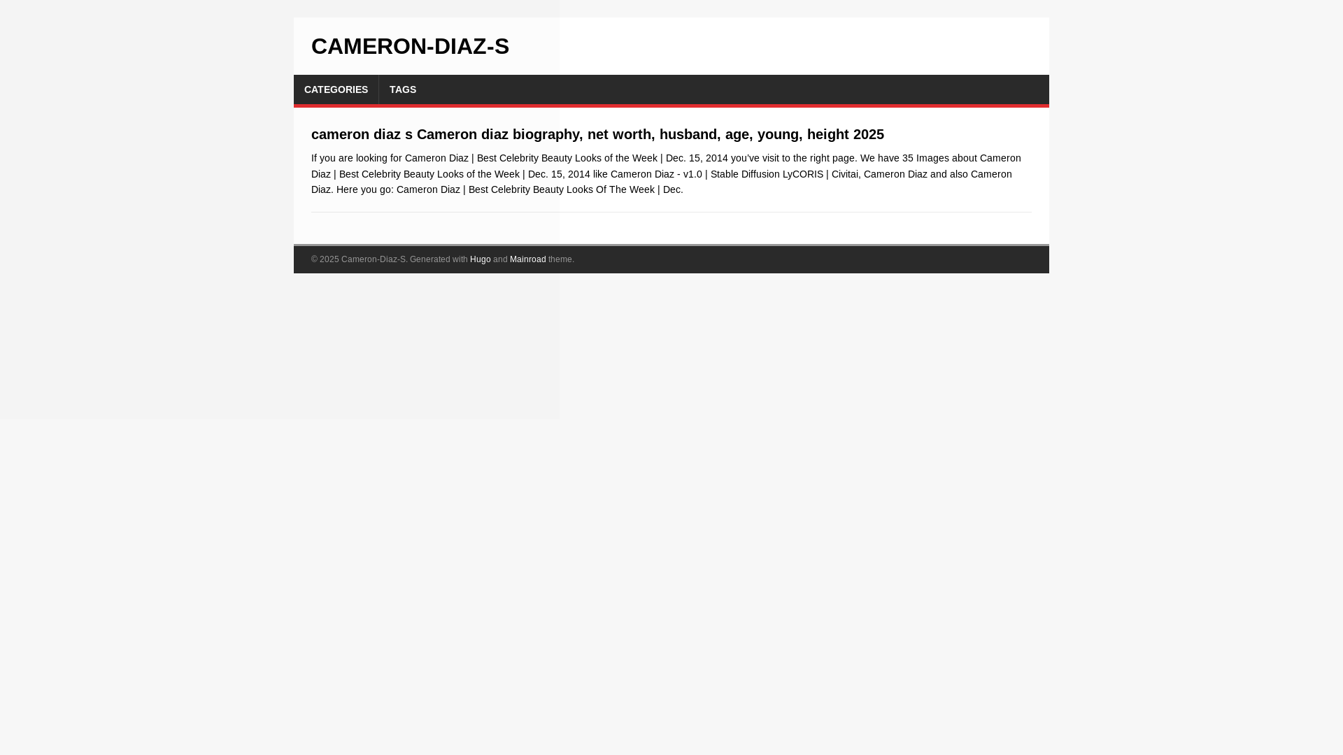 website screenshot of https://cameron-diaz-s.pages.dev/