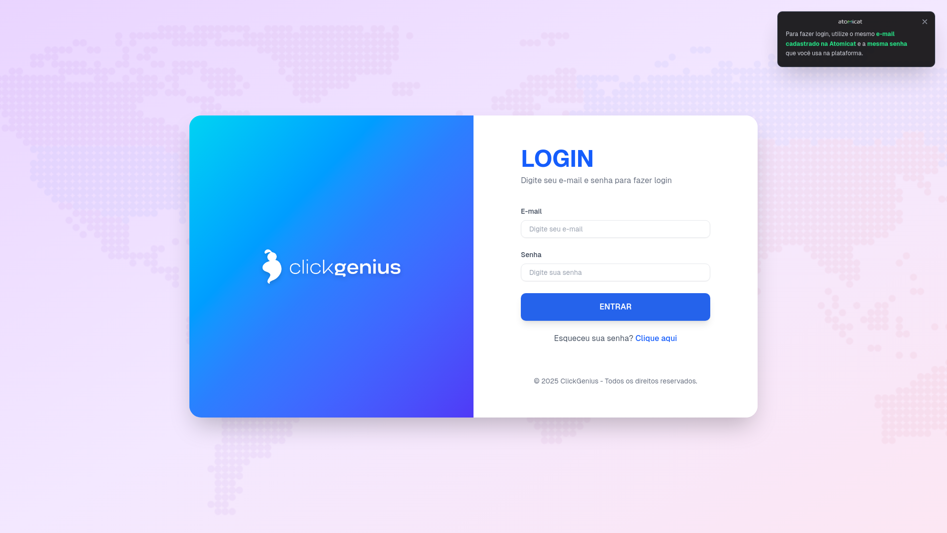 website screenshot of https://atomicatgenius.com/