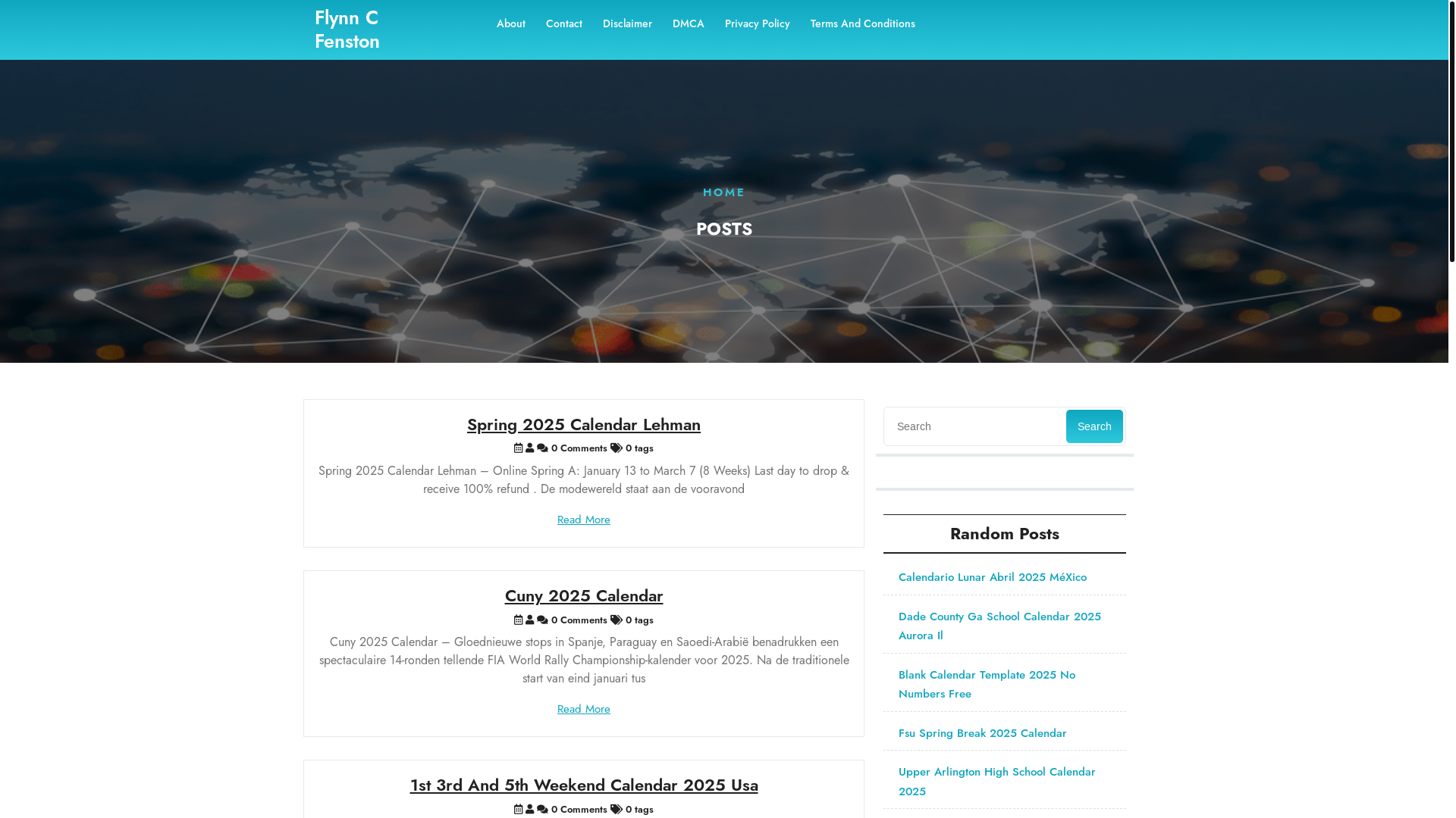 website screenshot of https://flynncfenston.pages.dev/