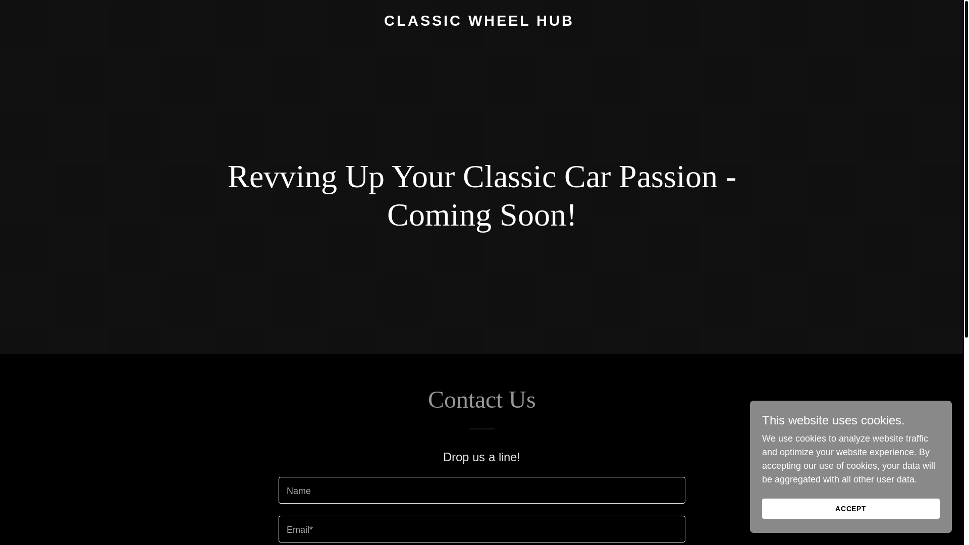 website screenshot of https://classicwheelhub.com/