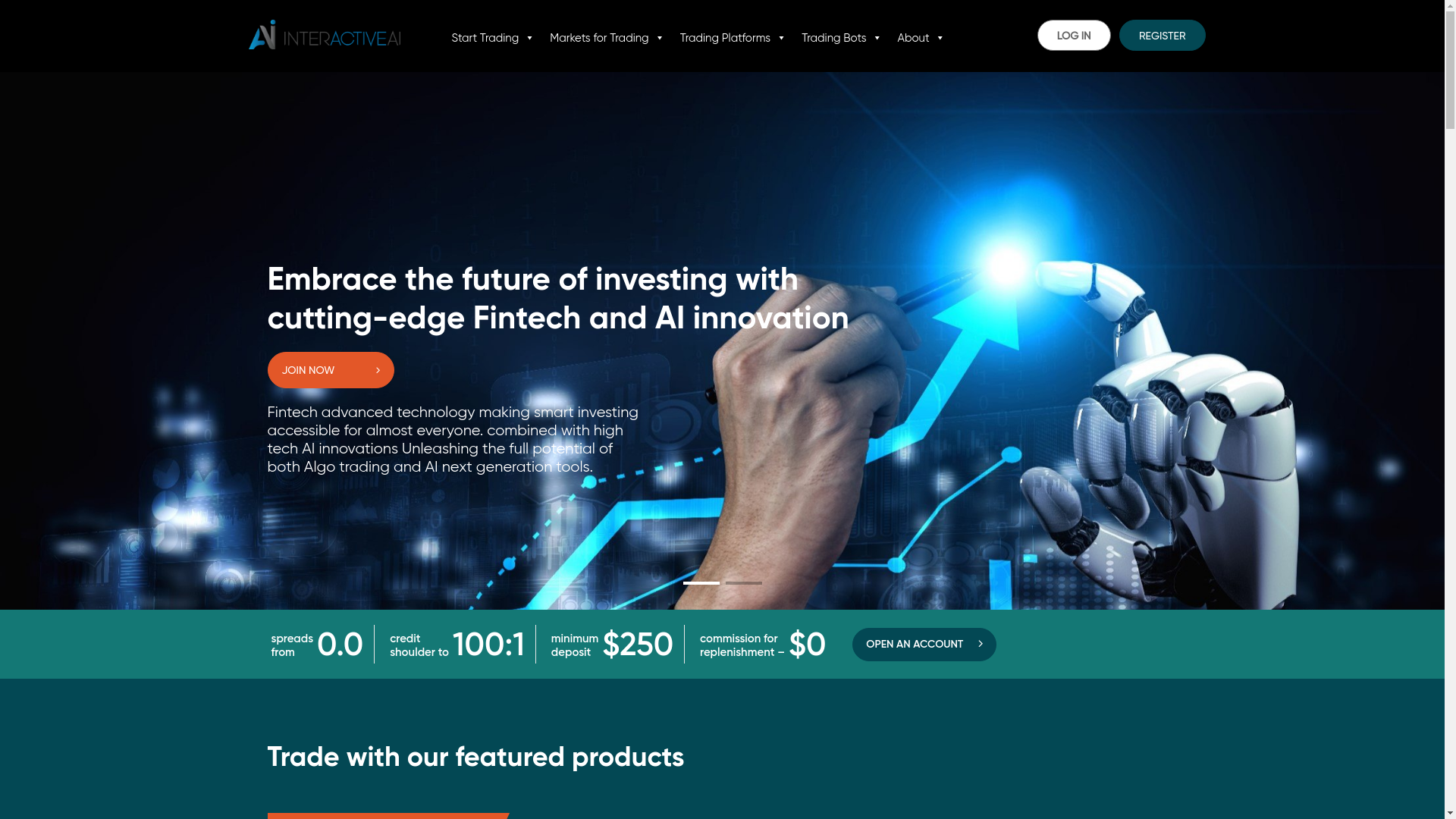 website screenshot of https://quantum-interactive.net/