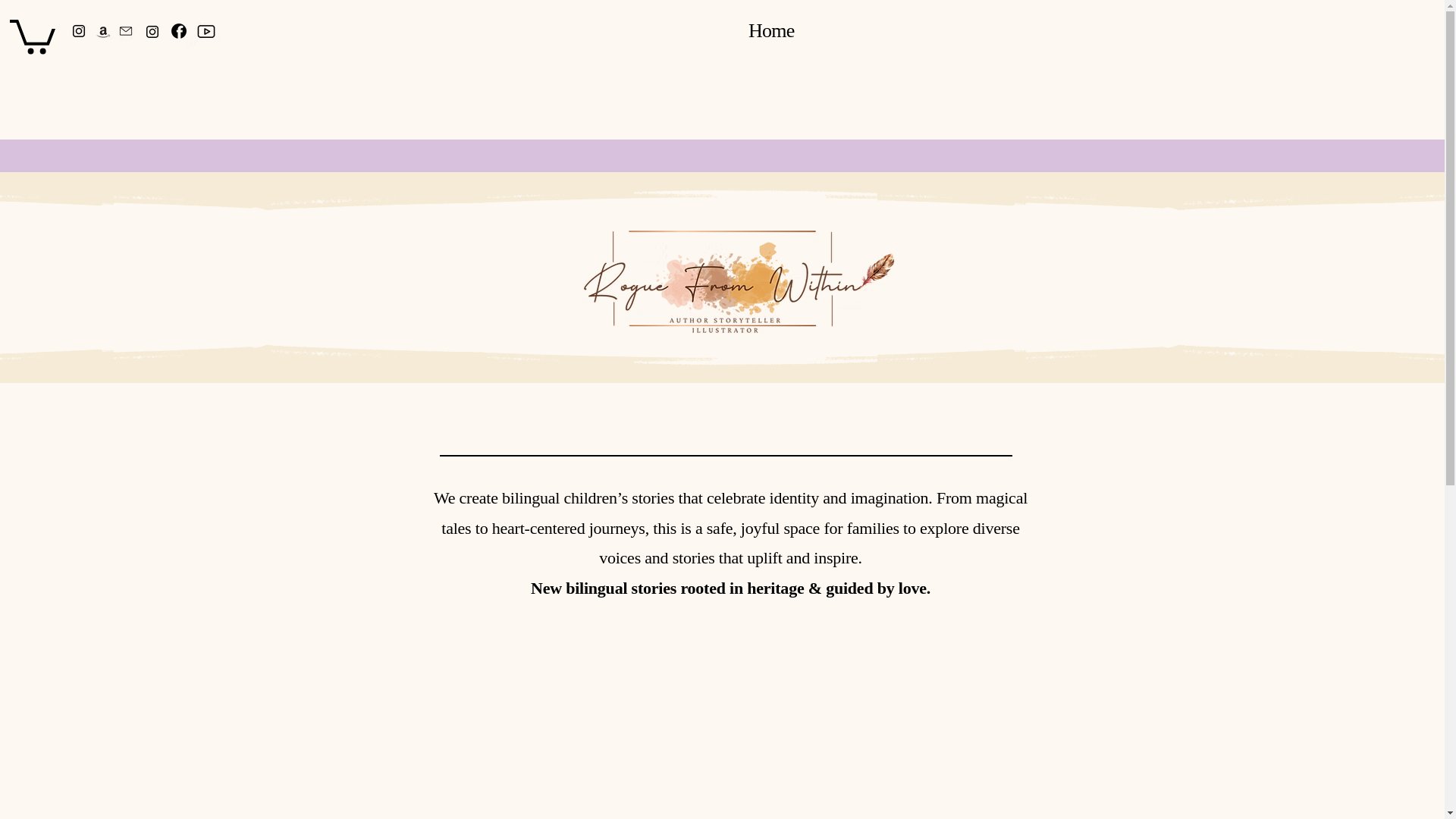 website screenshot of https://roguefromwithin.com/