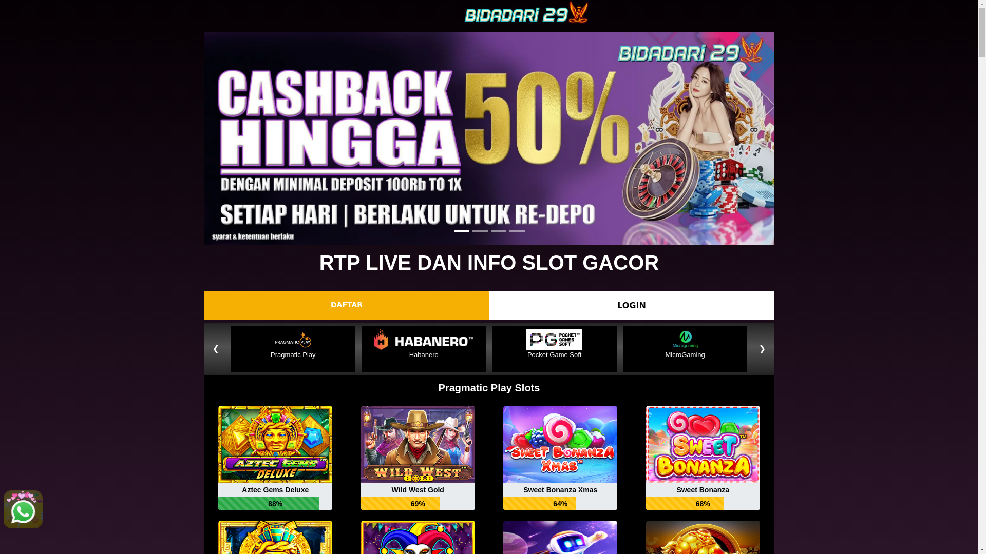 website screenshot of https://rtp1o-bidadari29.pages.dev/