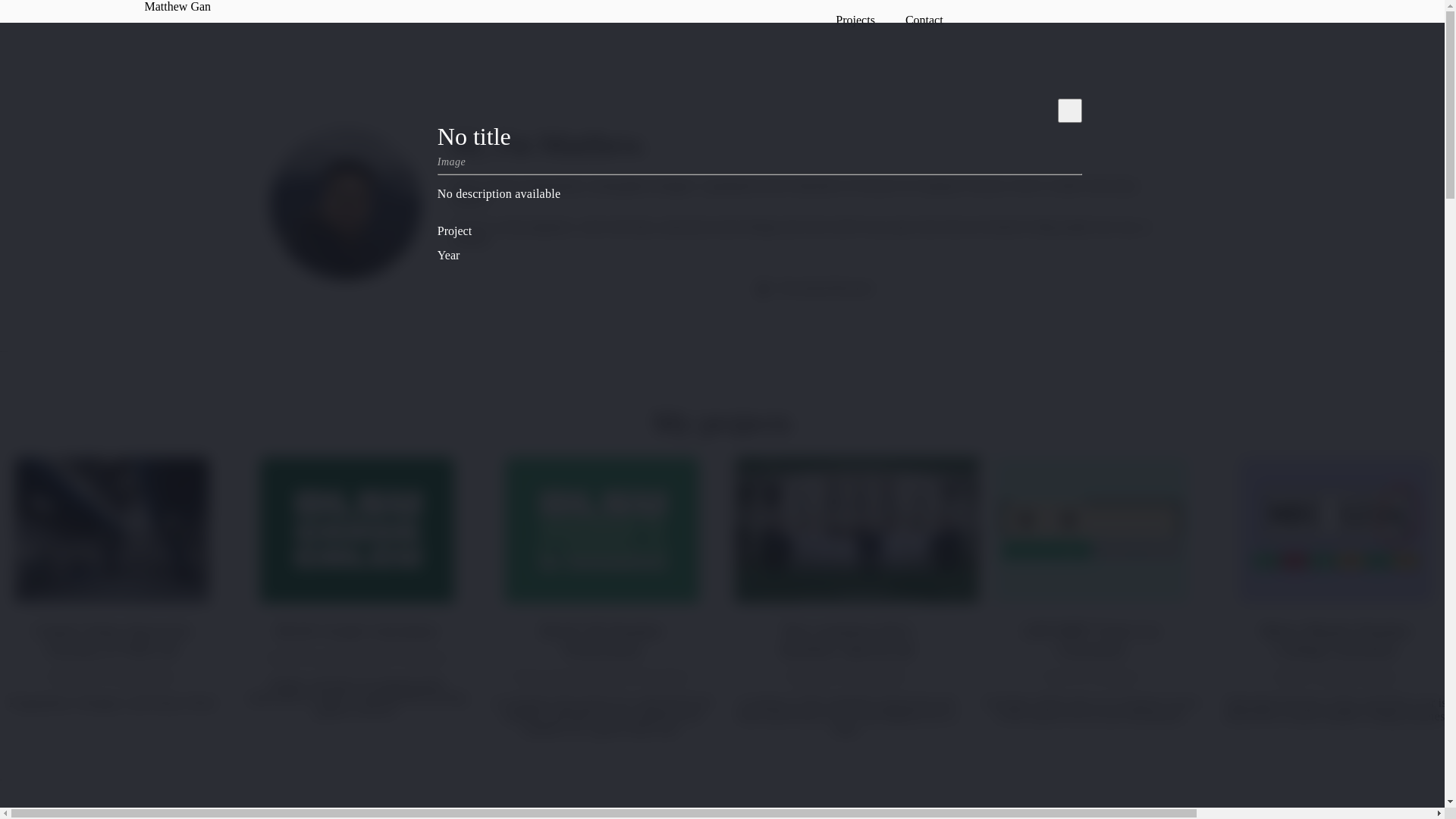 website screenshot of https://ganmatthew.pages.dev/