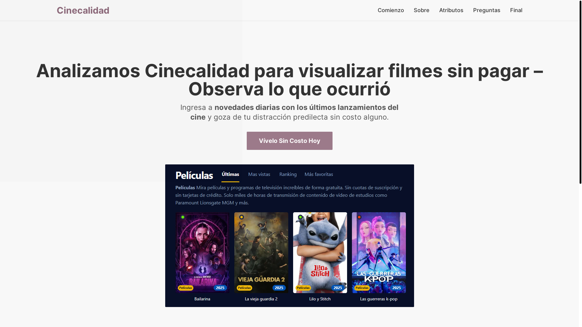 website screenshot of https://cinecalidad-gyq5.pages.dev/