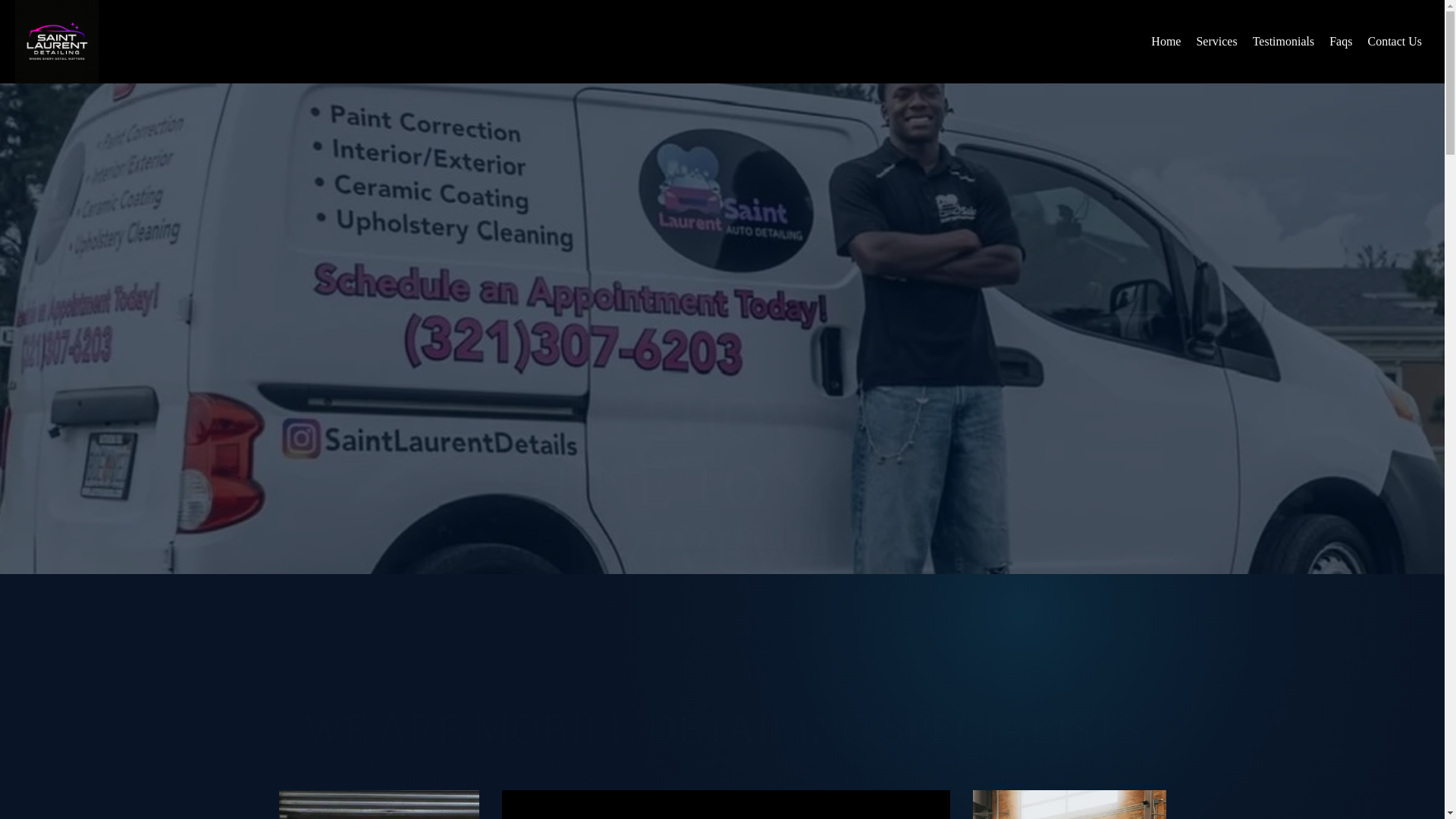 website screenshot of https://saintlaurentdetailing.com/