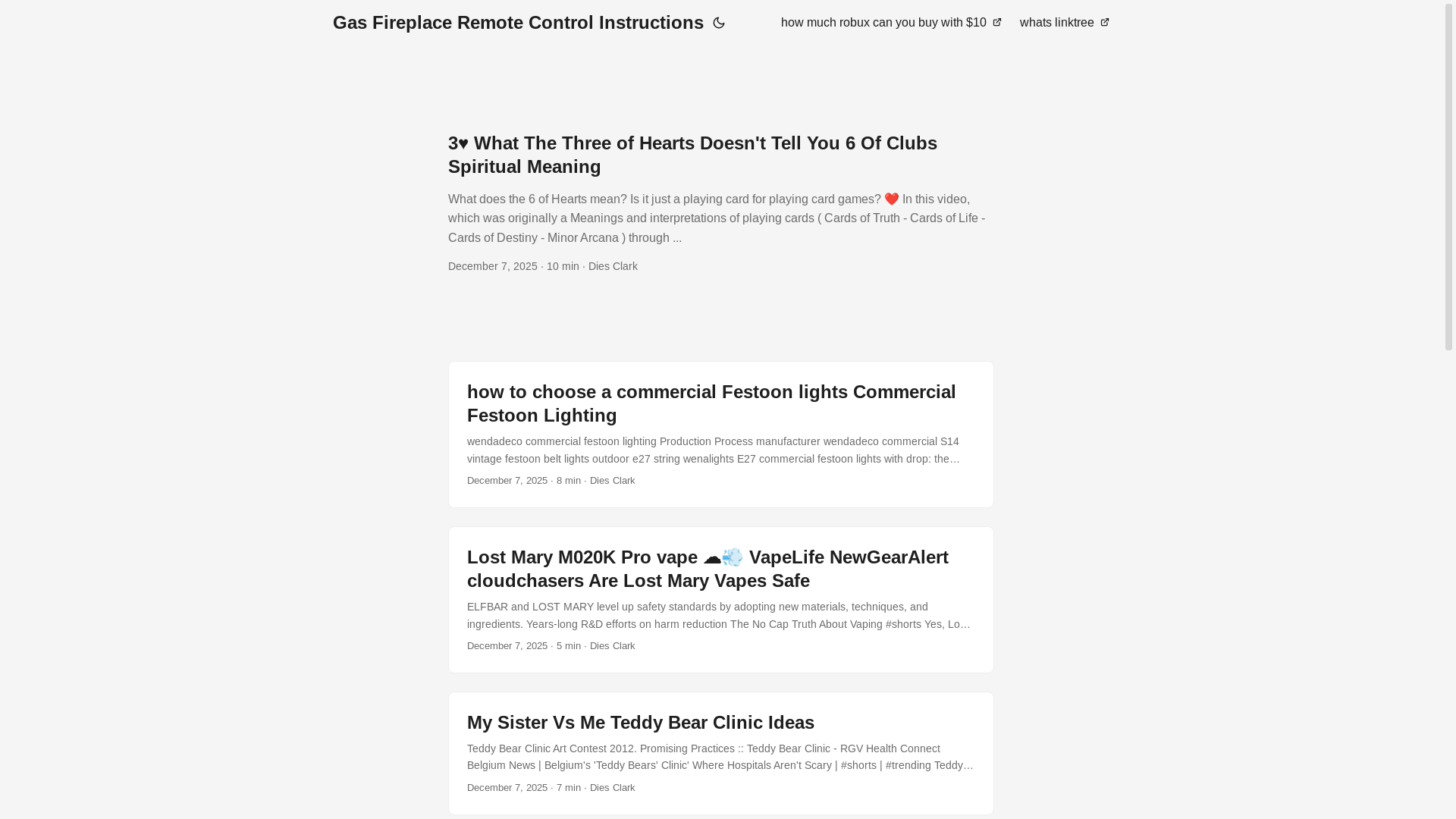 website screenshot of https://gasfireplaceremotecontrolinstructions.pages.dev/