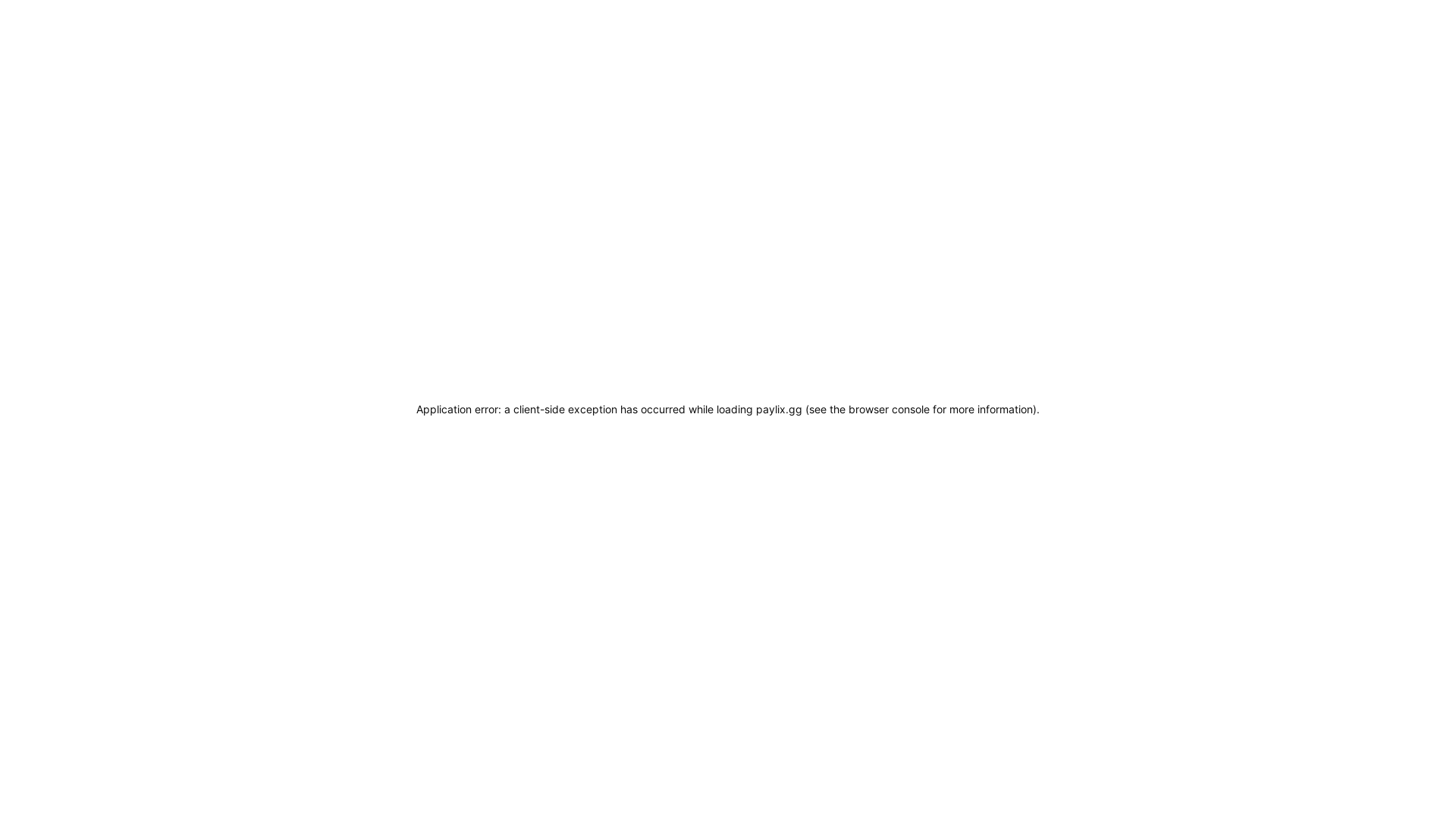 website screenshot of https://paylix.gg/