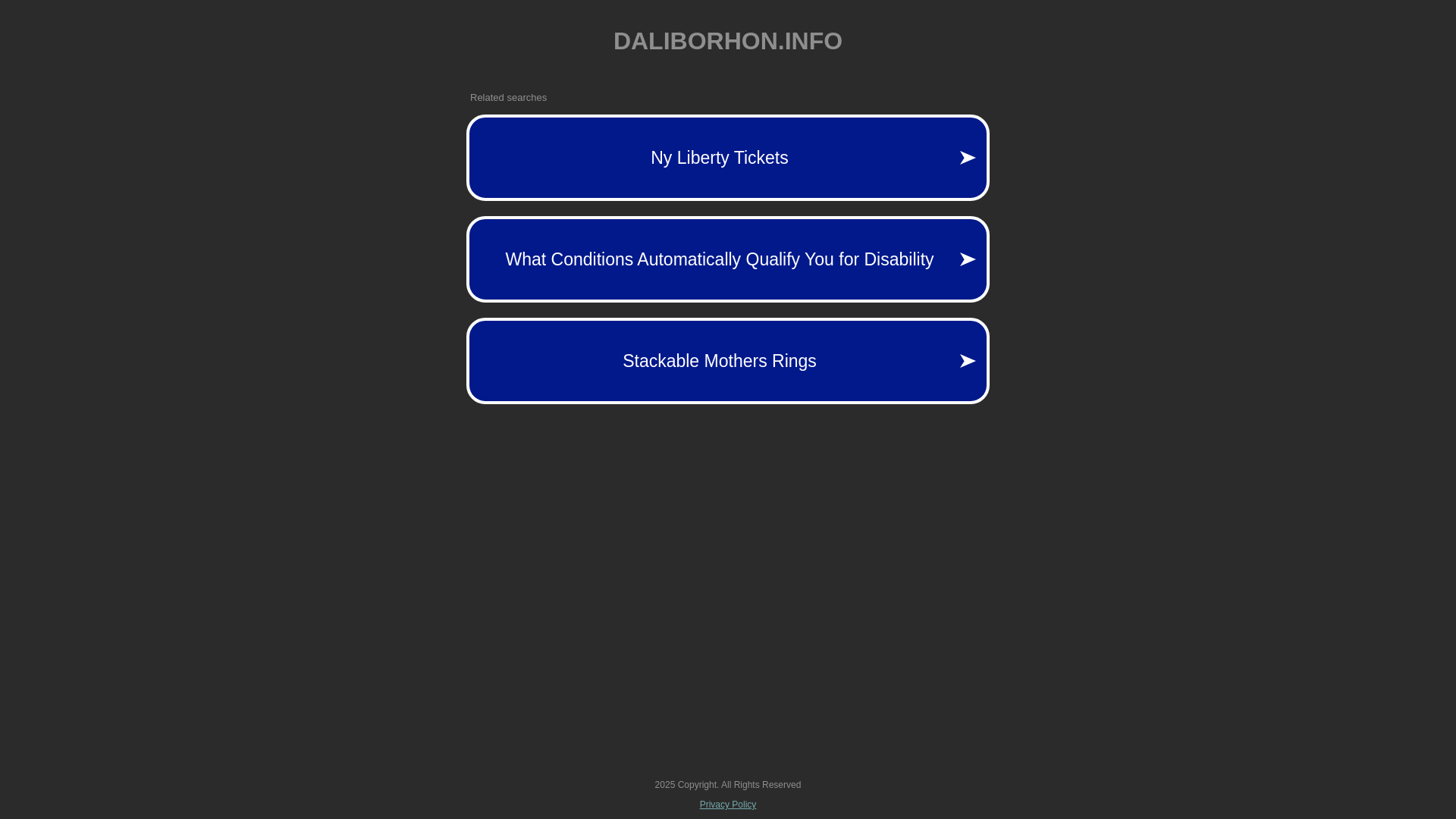 website screenshot of https://daliborhon.info/