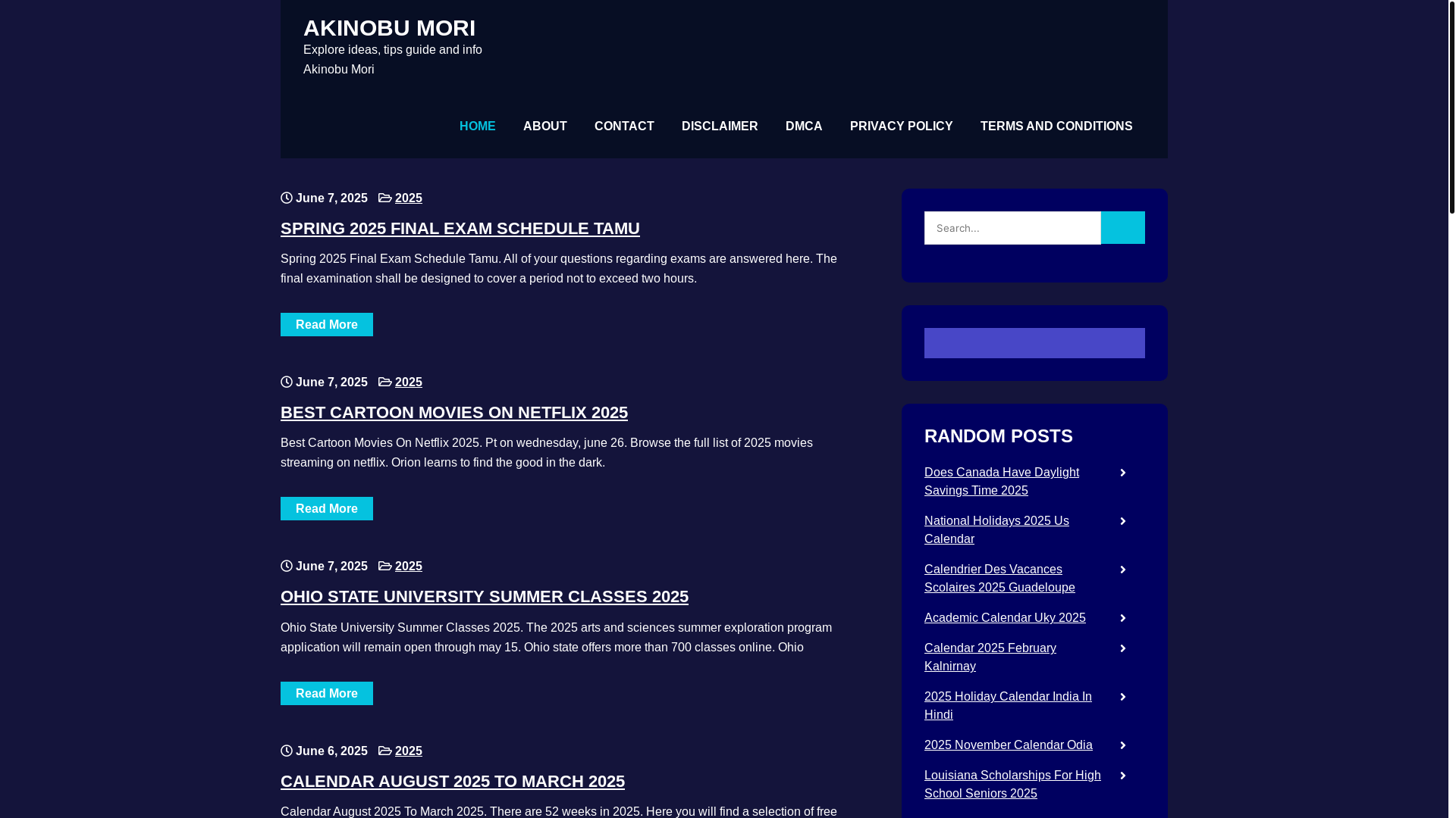 website screenshot of https://akinobumori.pages.dev/