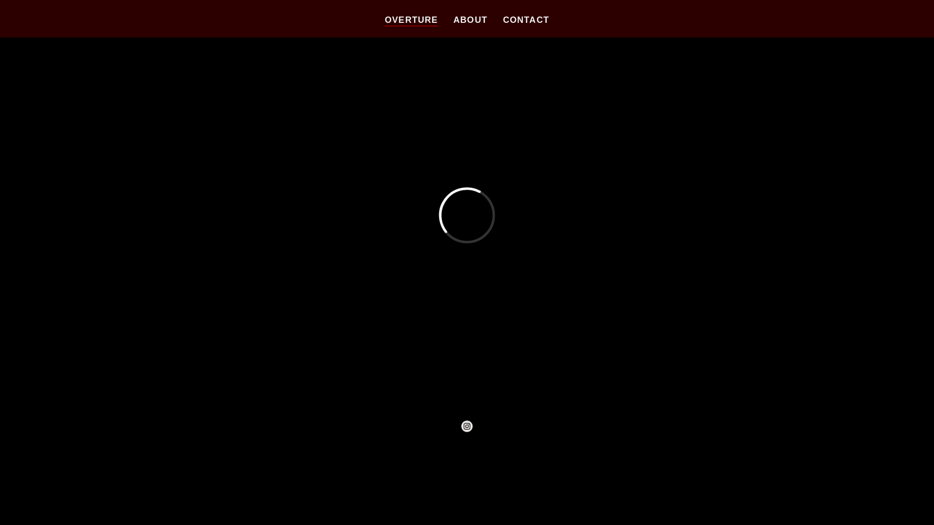 website screenshot of https://overture.coach/