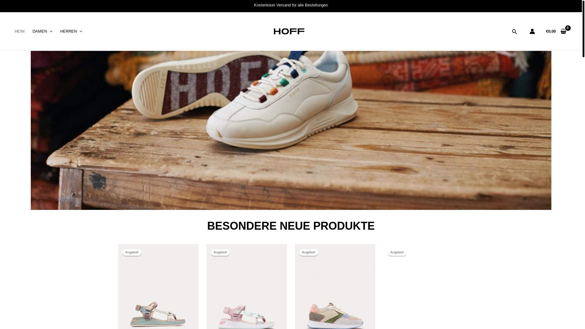 website screenshot of https://hoff-de.com/