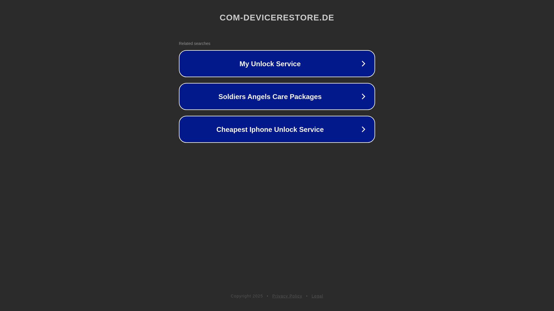 website screenshot of https://com-devicerestore.de/