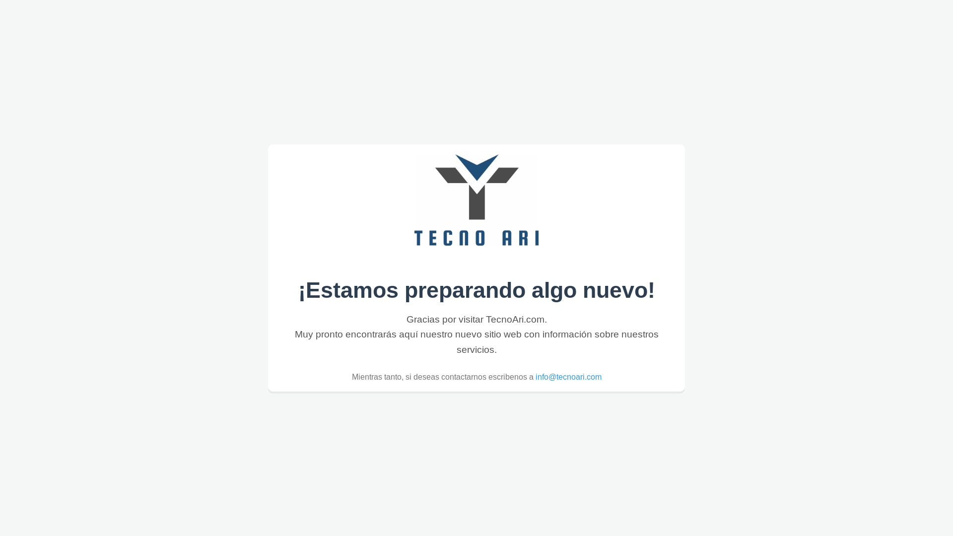 website screenshot of https://tecnoari-website.pages.dev/