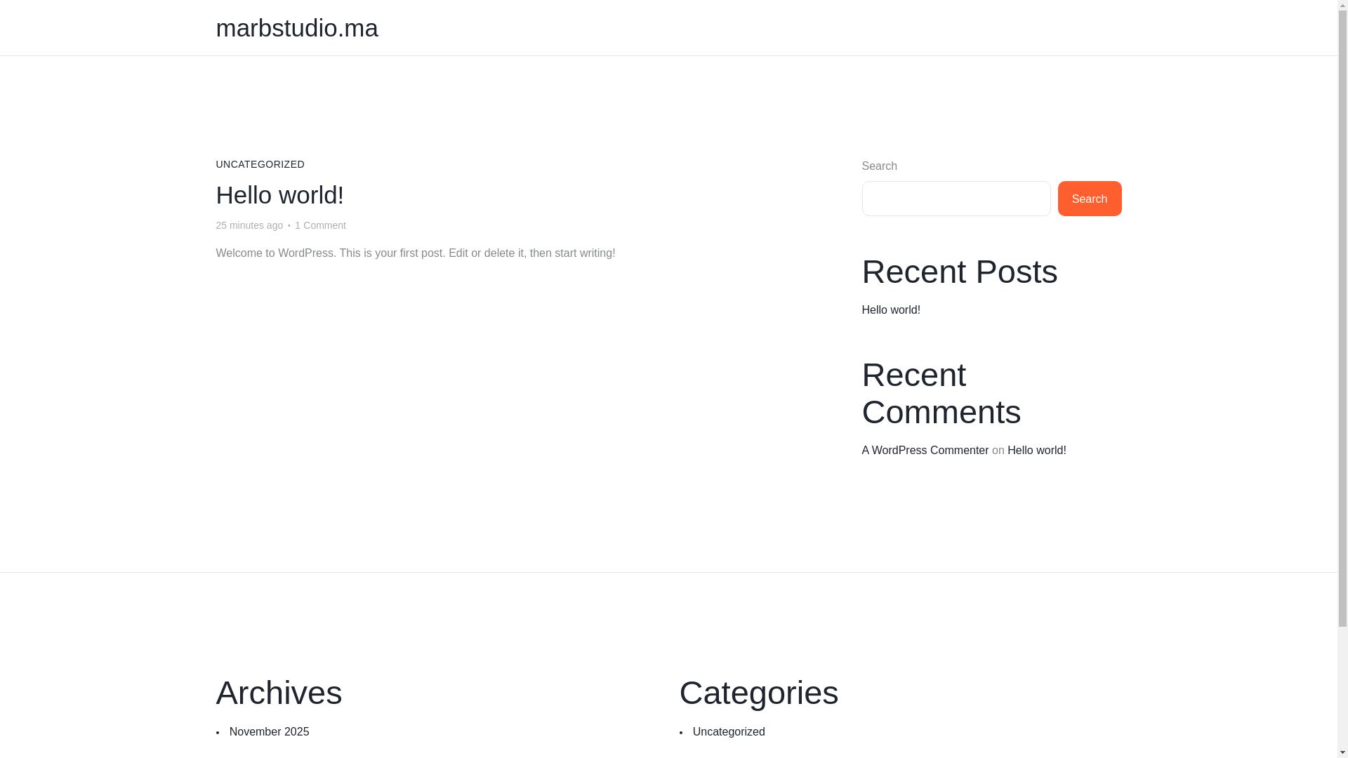 website screenshot of https://marbstudio.ma/