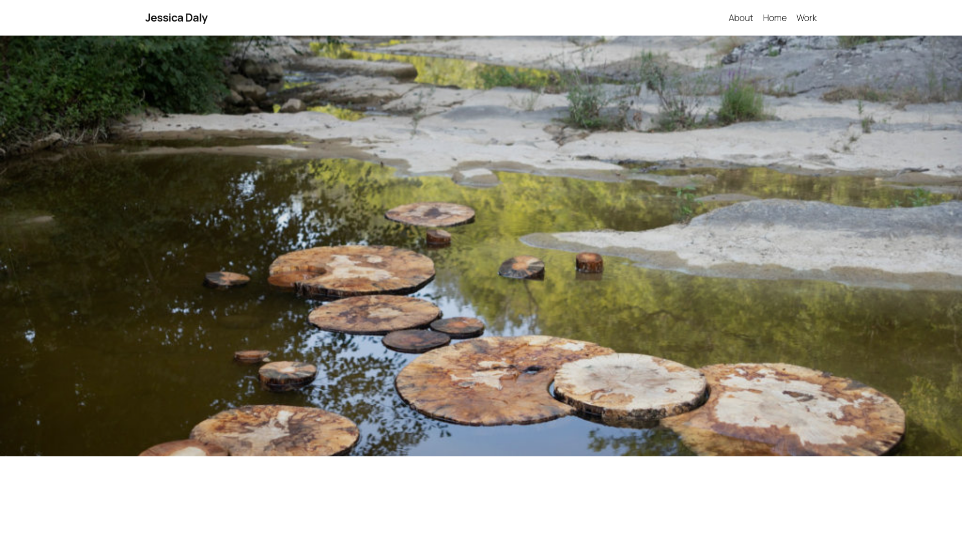 website screenshot of https://jessicadaly.ie/