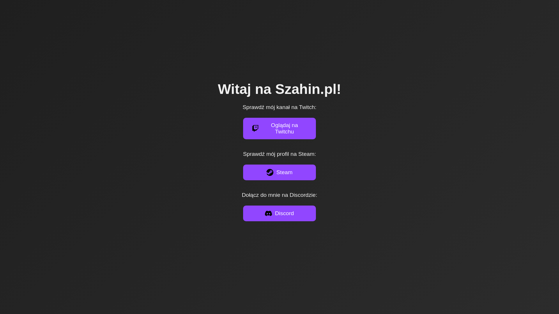 website screenshot of https://szahin.pages.dev/