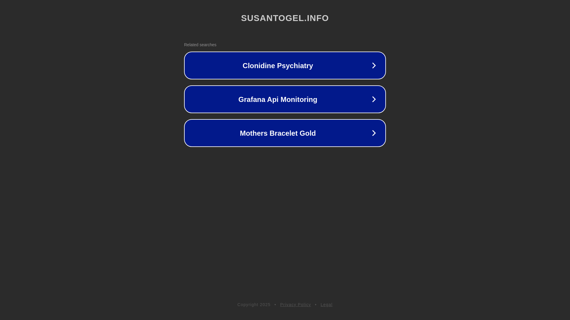 website screenshot of https://susantogel.info/