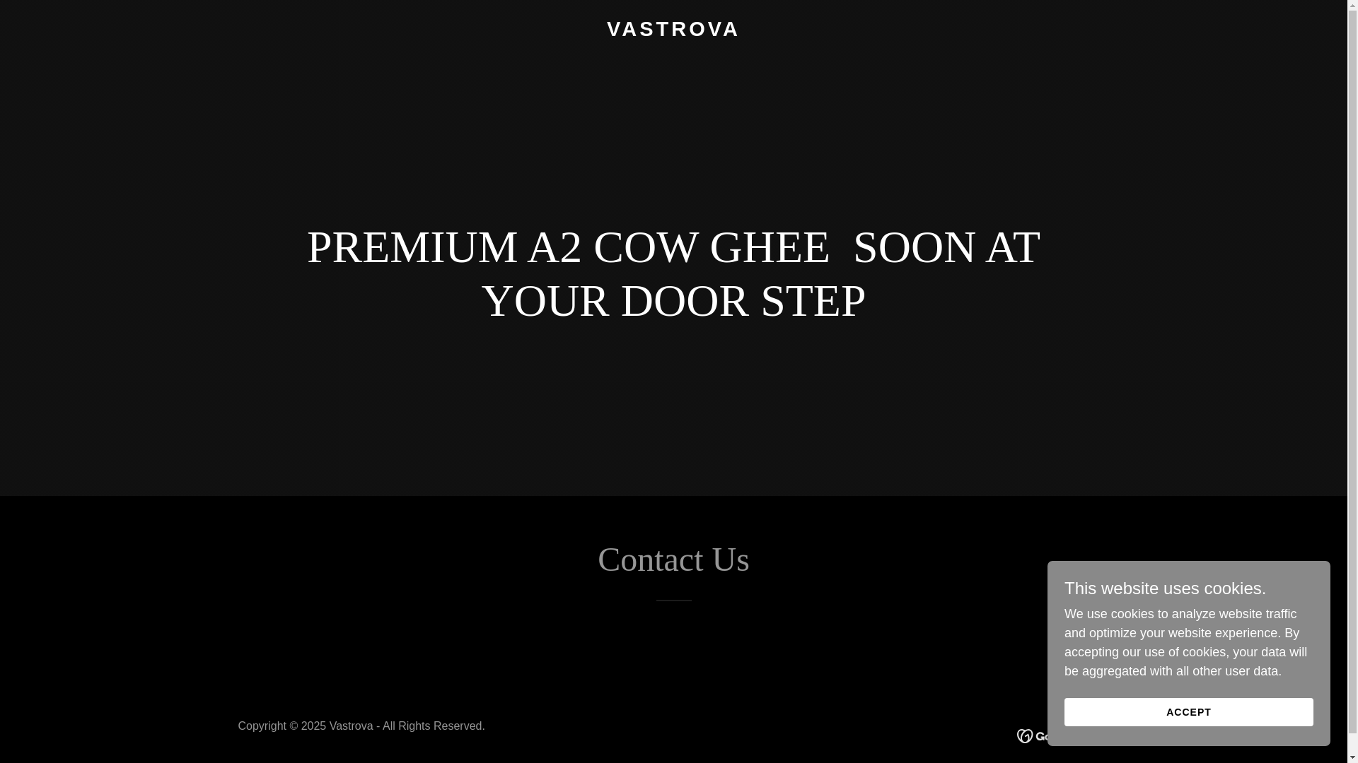 website screenshot of https://vastrova.in/