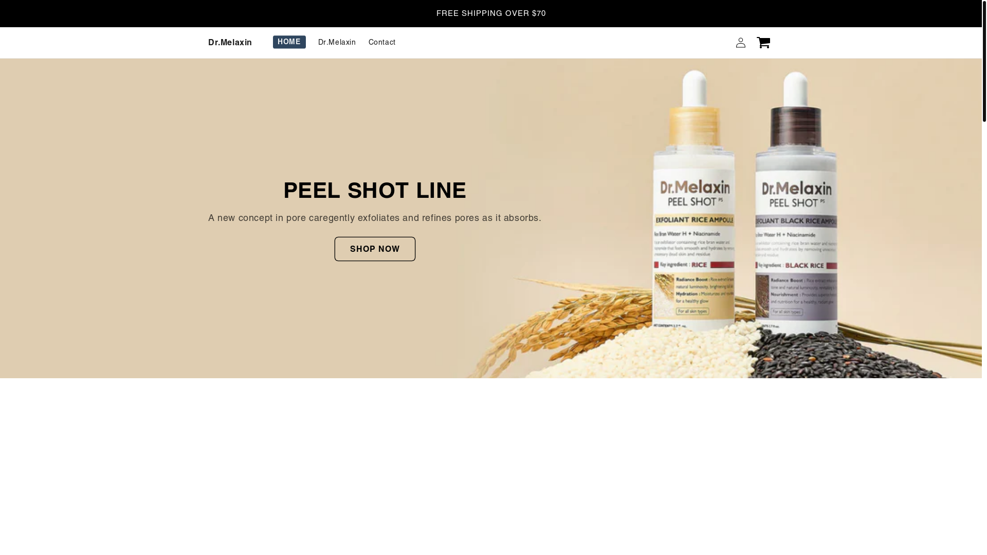 website screenshot of https://drmelaxin.top/