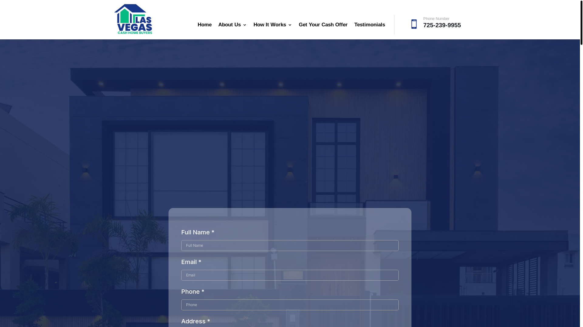 website screenshot of https://las-vegas-cash-home-buyers.com/