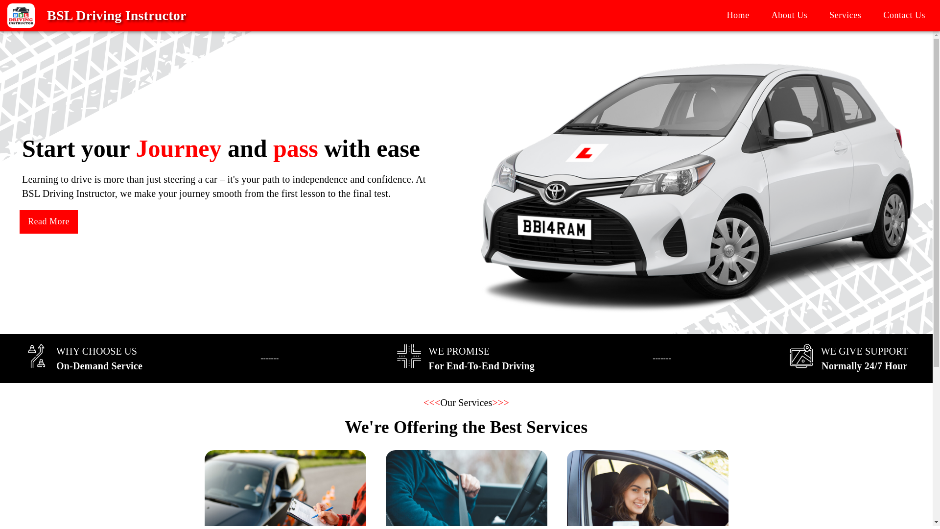 website screenshot of https://driving-yeh.pages.dev/