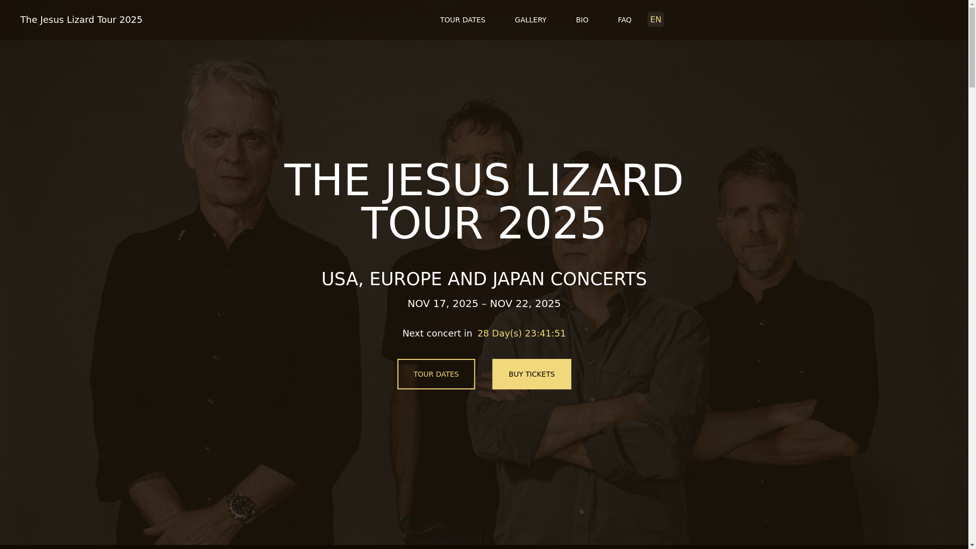 website screenshot of https://thejesuslizardtour-com-github-io.pages.dev/