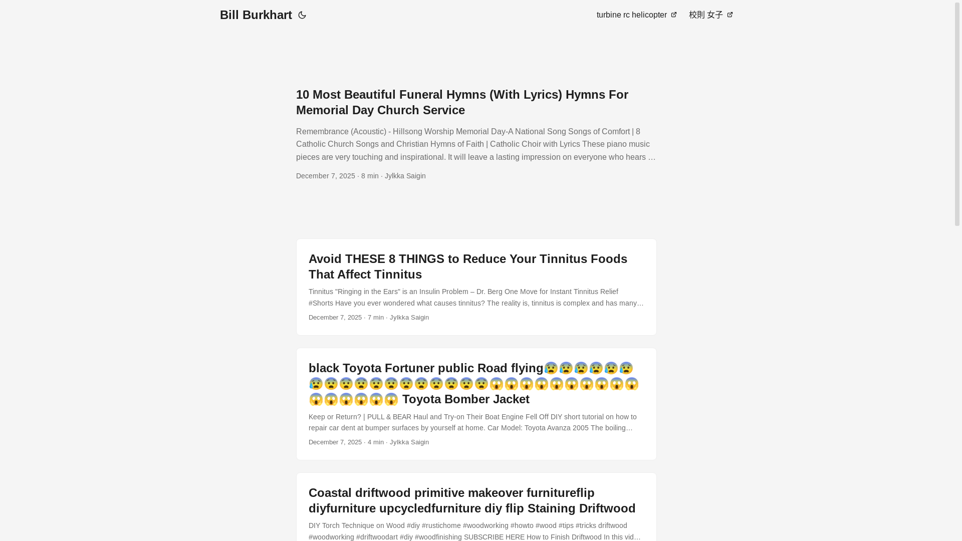 website screenshot of https://billburkhart.pages.dev/