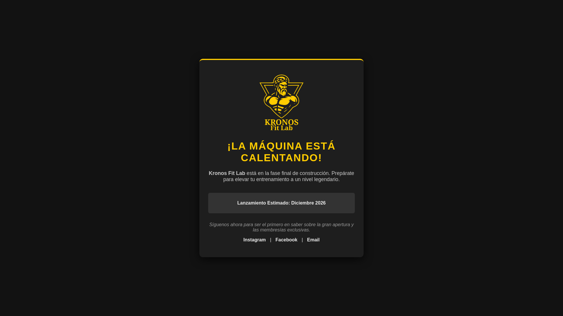 website screenshot of https://kronosfitlab.com/