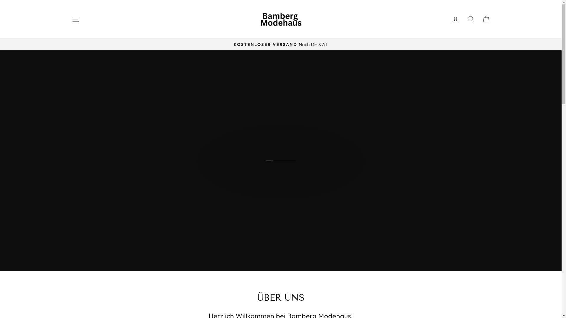 website screenshot of https://bambergmodehaus.de/