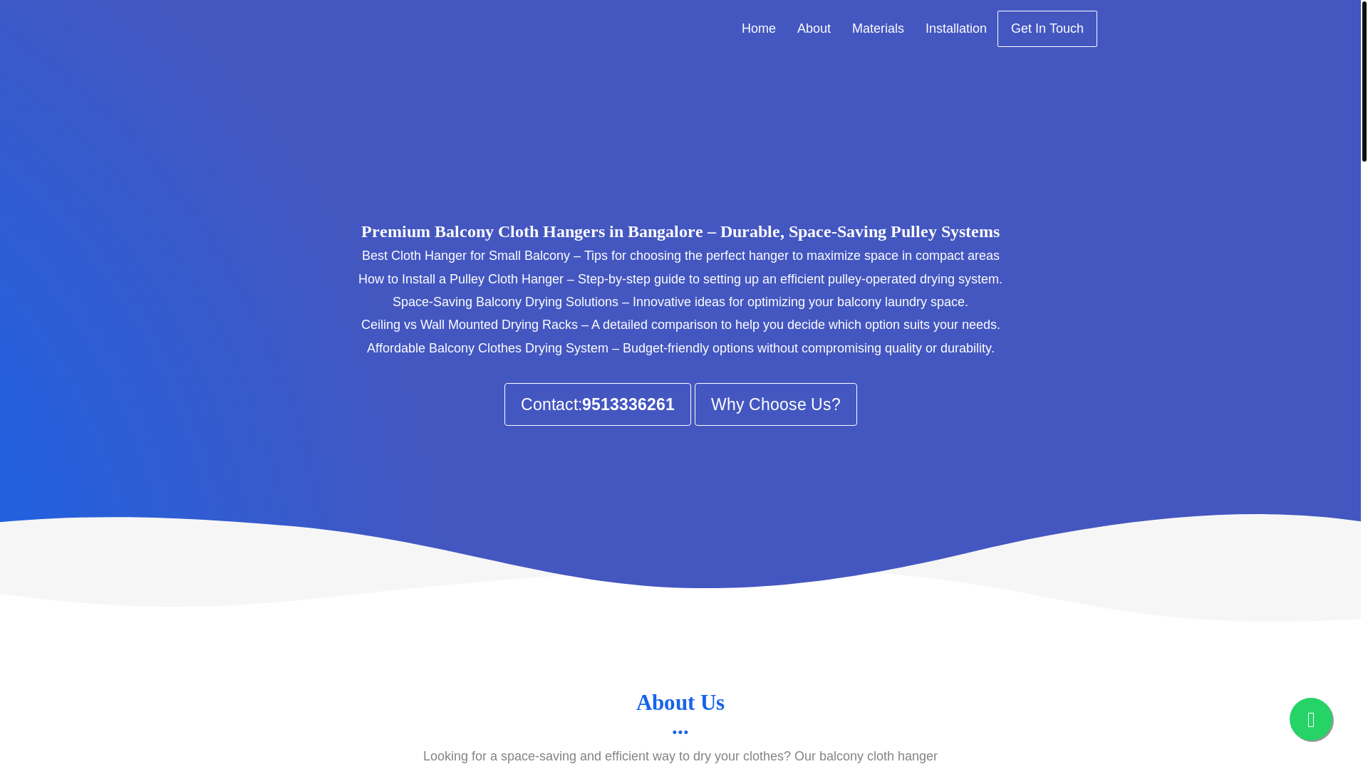 website screenshot of https://mkbalconyclothhanger.in/