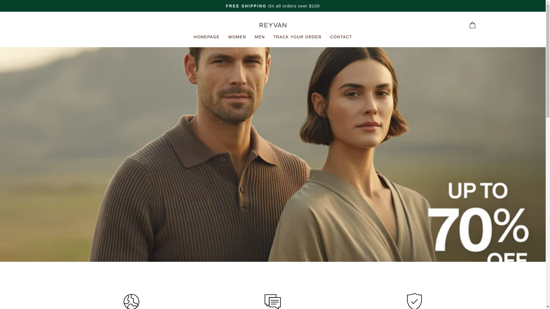 website screenshot of https://reyvanstore.com/