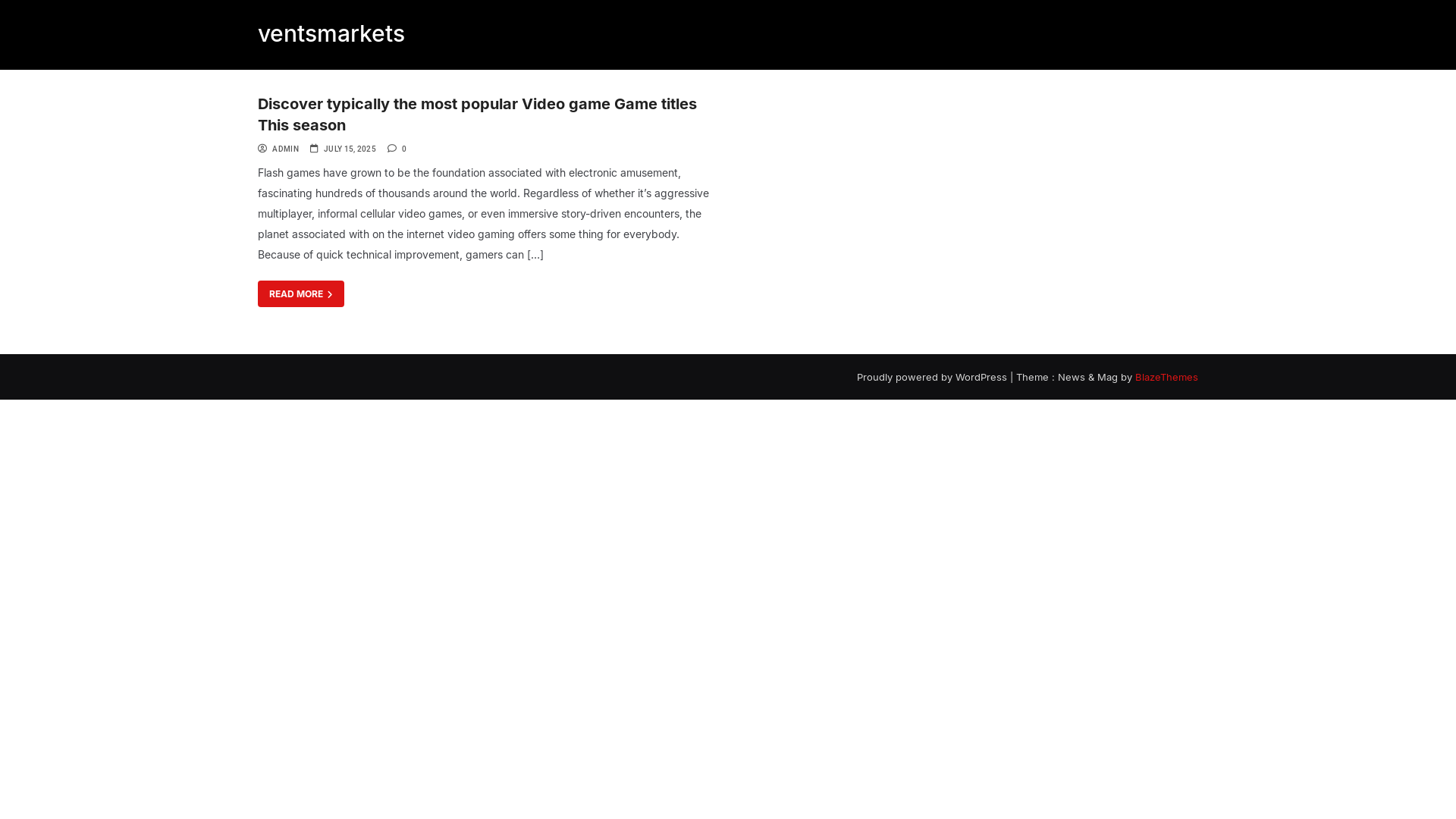website screenshot of https://ventsmarkets.my.id/