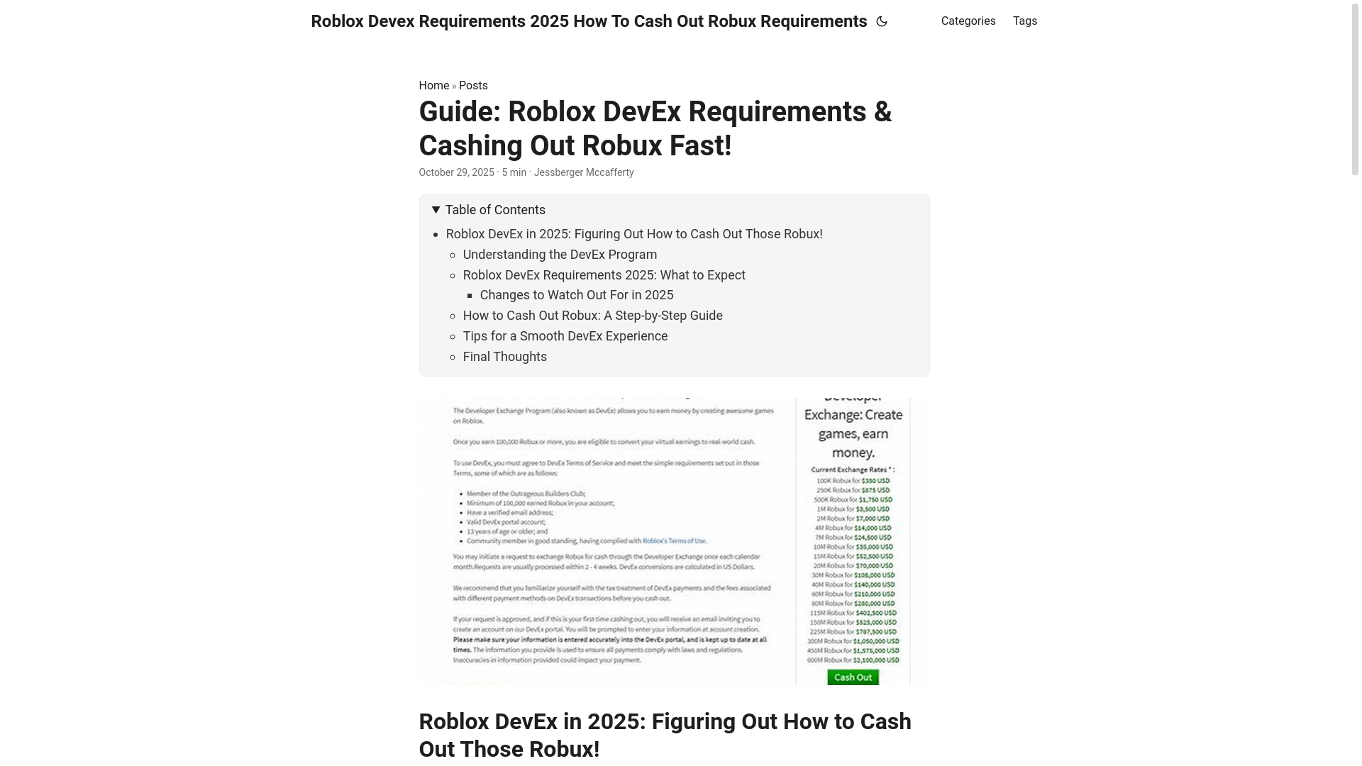 website screenshot of https://roblox-devex-requirements-2025-how-to-cash-out-robux-req.pages.dev/