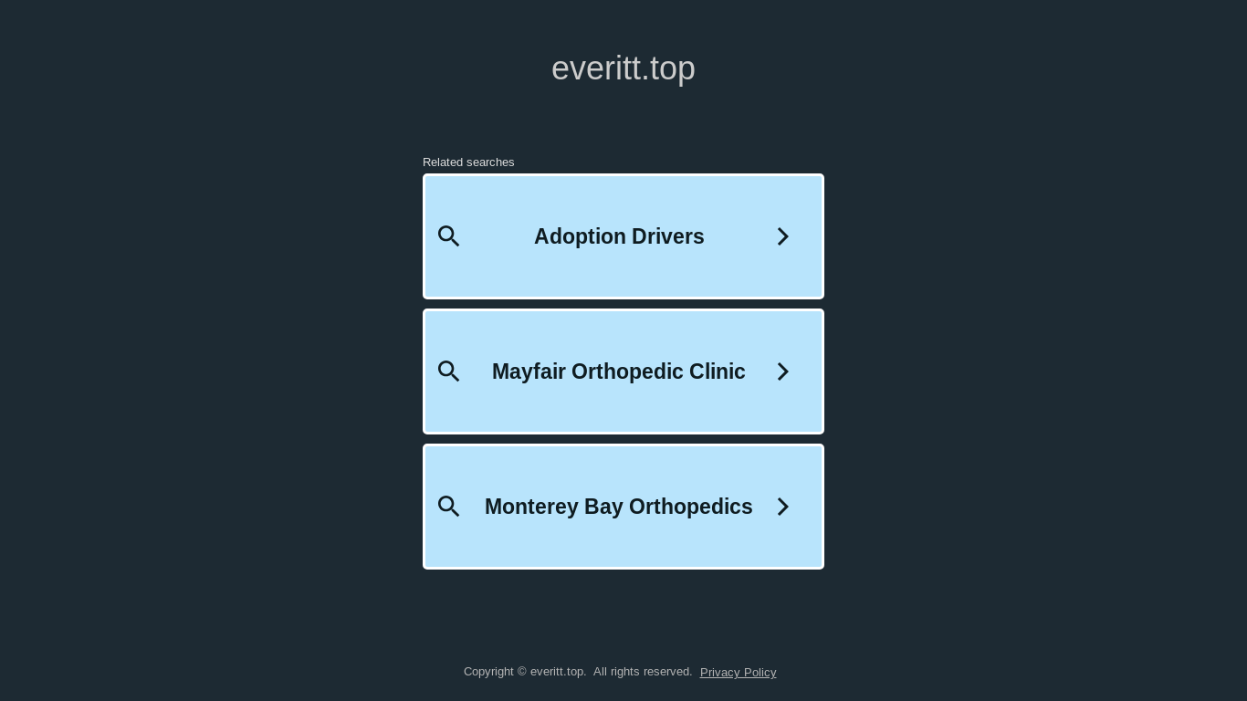 website screenshot of https://everitt.top/