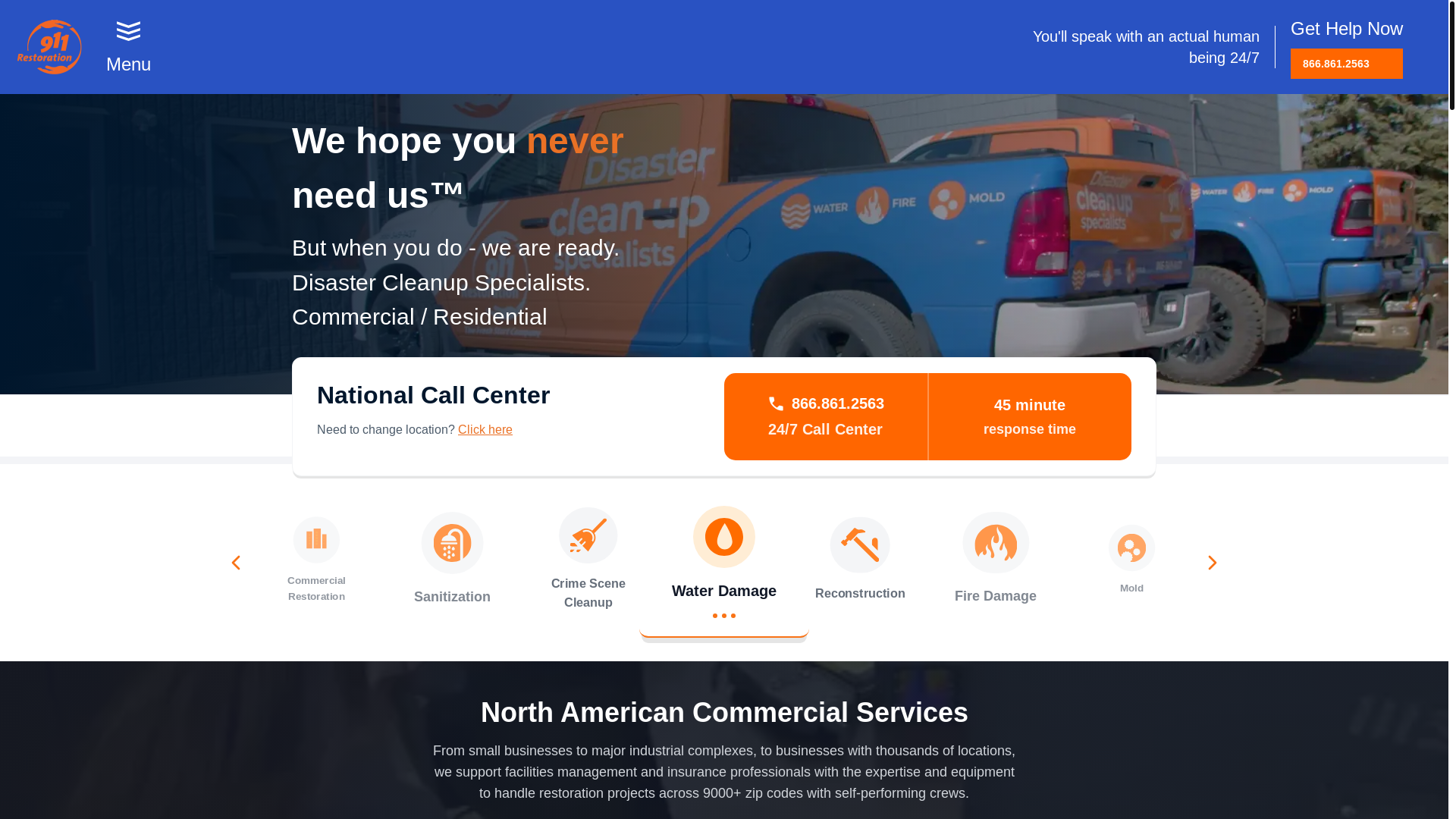 website screenshot of https://freshtech911restorationemailoutreach.org/