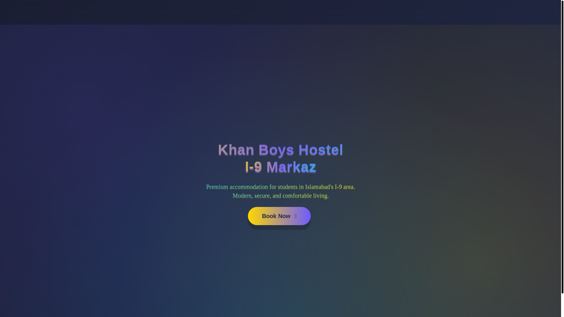 website screenshot of https://khanboyshosteli9markaz.com/