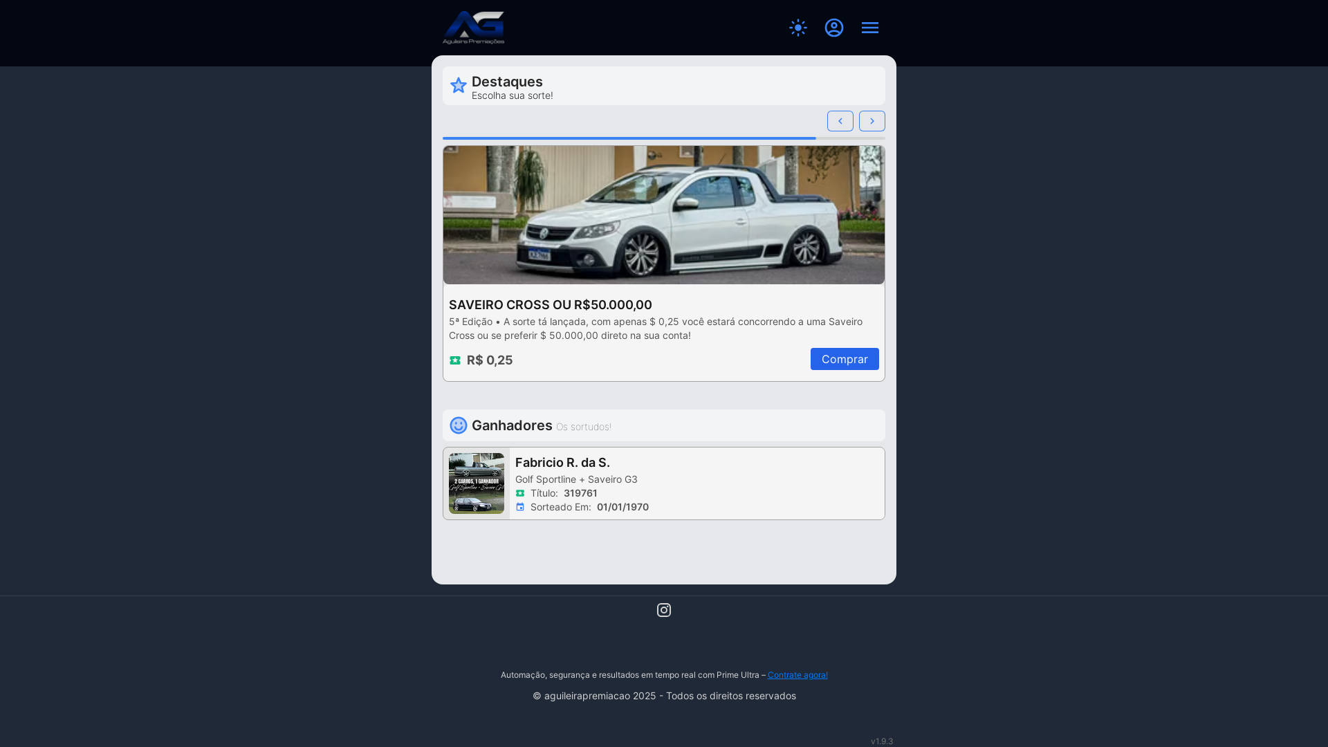 website screenshot of https://pgr-aguileirapremiacao.pages.dev/