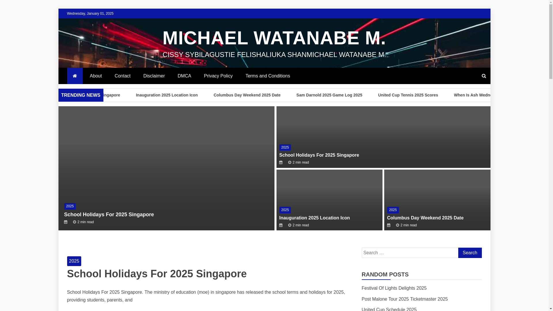 website screenshot of https://michaelwatanabem.pages.dev/