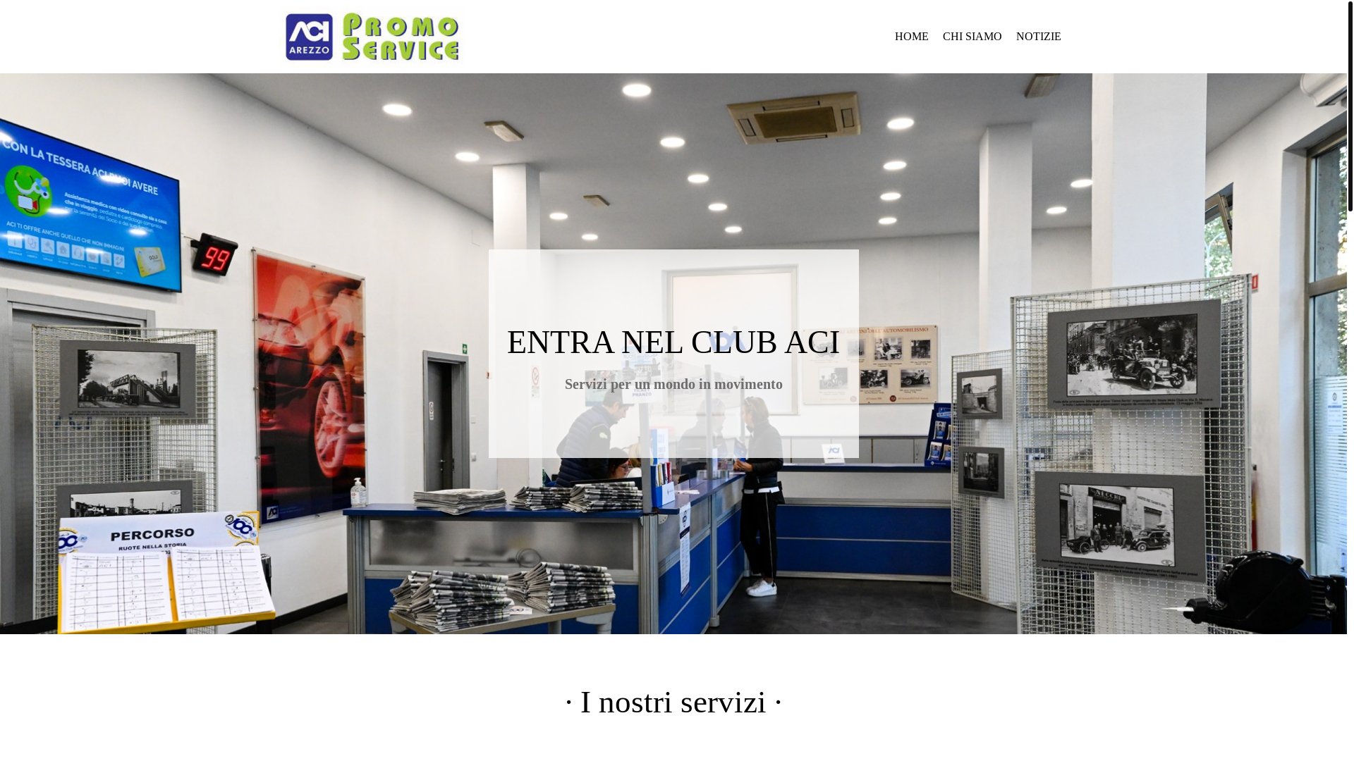 website screenshot of https://aciarezzopromoservice.it/